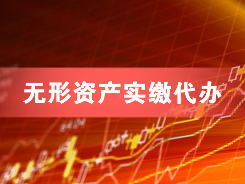 南雄无形资产实缴资本代办